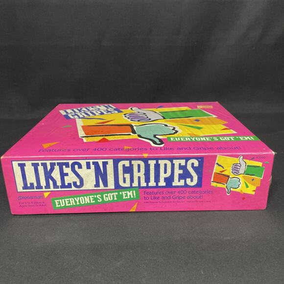 Likes N Gripes Vintage 90s Board Game Everyone's Got 'Em! New Sealed Teen-Adult - Picture 6 of 12